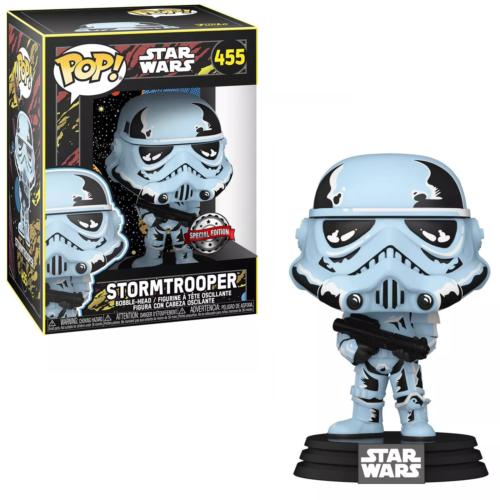 Funko Pop! Star Wars Retro Stormtrooper #455 Exclusive + Protector